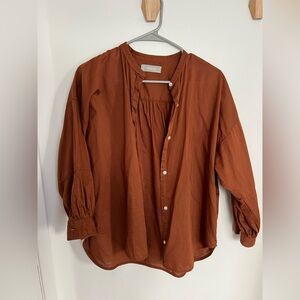Everlane Terracotta Button-Up Shirt